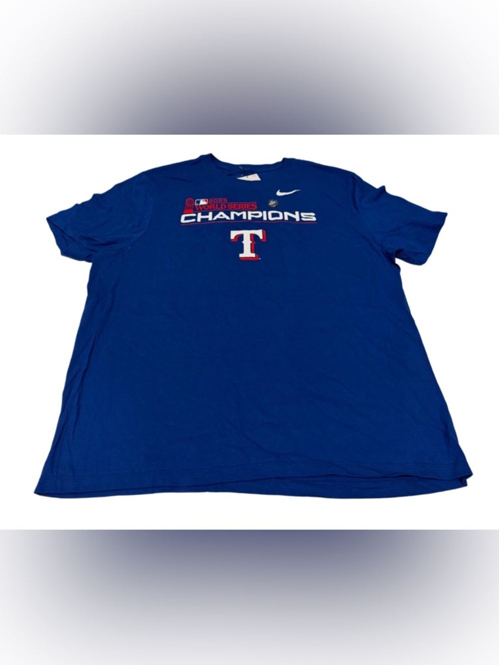 Nike Men’s Tee Blue XXL 2023‎ World Series Champions T NWT